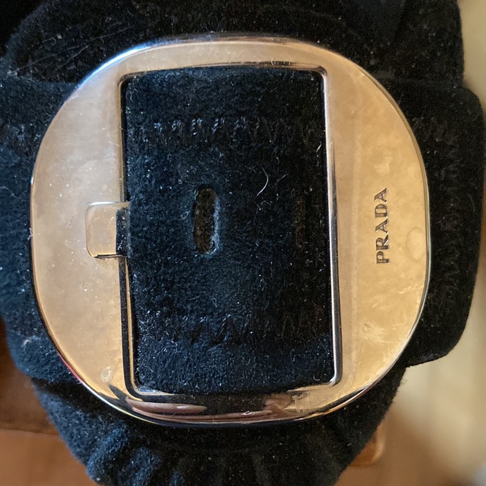 Authentic Prada Suede Heels - Picture 5 of 7